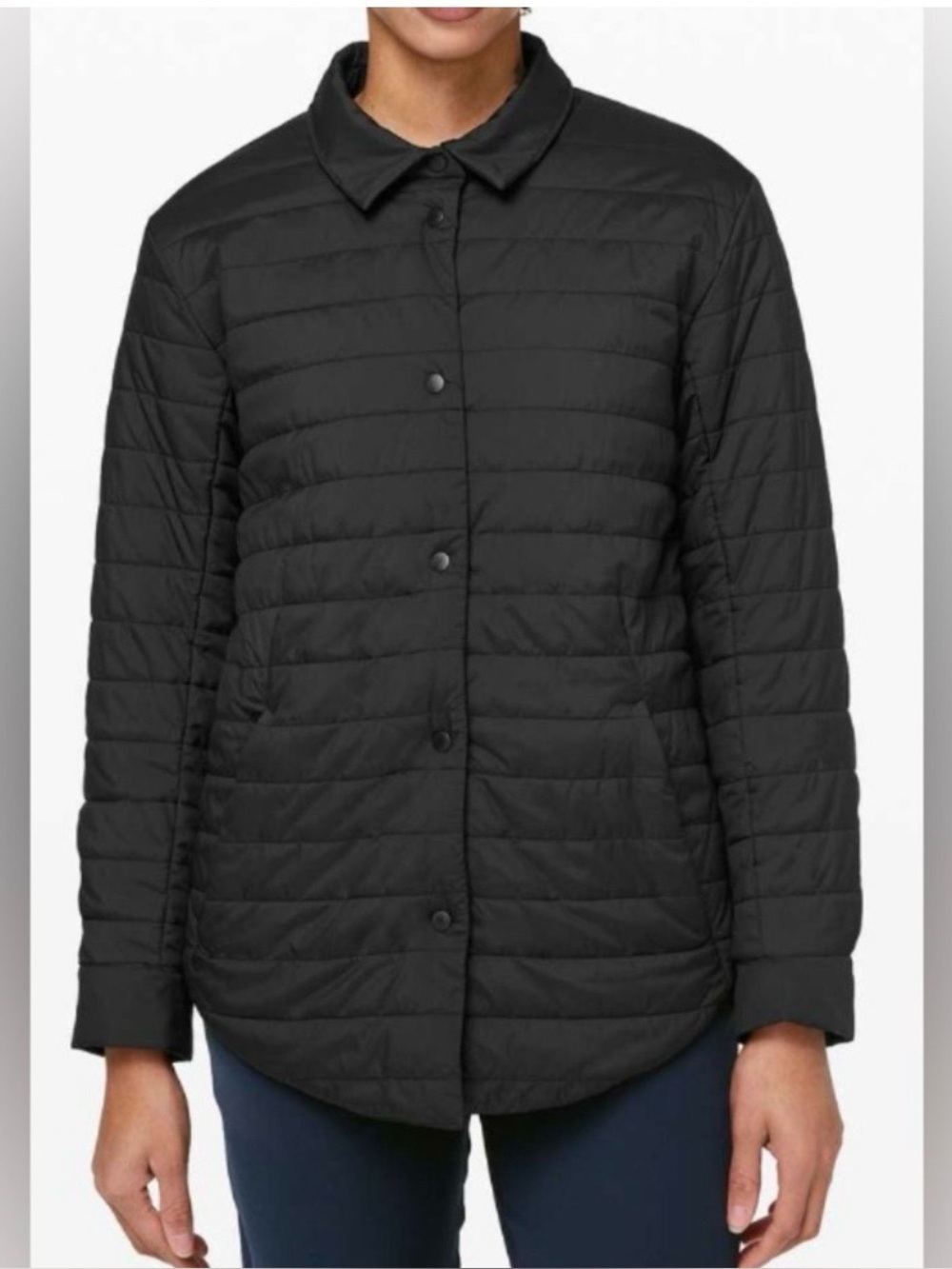 Lululemon Switch Please Reversible Shacket Black Size 8